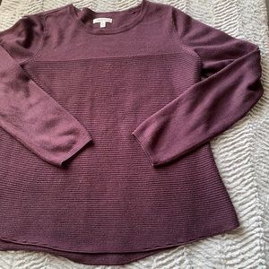 Croft and Barrow plum sweater